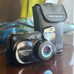 Olympus Stylus Zoom 140 35 mm Point & Shoot film camera black